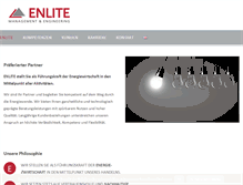 Tablet Screenshot of enlite.de